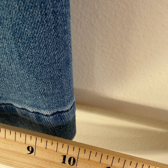 Anthropologie The Colette Crop Wide-Leg Jeans by Maeve Size 28P palms wash - Picture 7 of 15